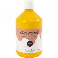 CC Kids Acrylfarbe glnzend gelb 500 ml - #589768