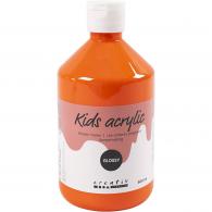 CC Kids Acrylfarbe glnzend Orange 500 ml - #589272