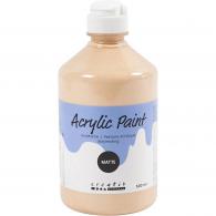 CC Kids Acrylfarbe matt Lachsrosa 500 ml - #589271