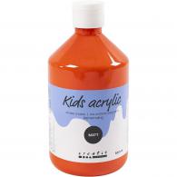 CC Kids Acrylfarbe matt orange 500 ml - #589787