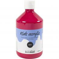 CC Kids Acrylfarbe Matt Primrrot 500 ml - #589291