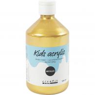 CC Kids Metallic Acrylfarbe Gold 500 ml - #589209