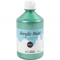 CC Kids Metallic Acrylfarbe Grün 500 ml - #589569