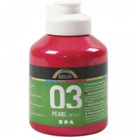 CC Kids Metallic Acrylfarbe Rosa 500 ml - #589417