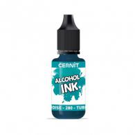 Cernit Alkohol-Tinte Türkisblau 280 – Ton-Finish | Polymerclay - #376852