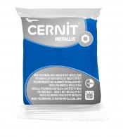 Cernit Metallic Blue 56 g - Polymerknete / Modelliermasse - #216674