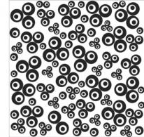 Cernit Texture Mat Contemporary Clovers - Polymer Clay / Modelliermasse - #520231