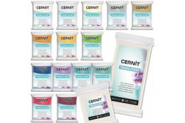 Cernit Transparentes Set 6x - Polymer Clay / Modelliermasse - #10071