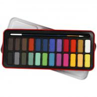 Colortime Aquarell-Farbtabletten-Set mit 24 Farben - #595138
