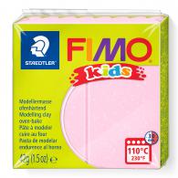 Fimo Kids Knete Perlmuttrosa Nr. 206 - Polymerknete / Modelliermasse - #75689
