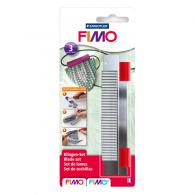 Fimo-Messer-Set, 4-teilig – Polymerknete / Modelliermasse - #492740