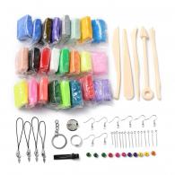 Fimo Polymer Clay Probierset mit 24 Farben und Zubehör – Modelliermasse - #451452