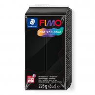 Fimo Professional 226 g Schwarz - Polymer Clay / Modelliermasse - #571765