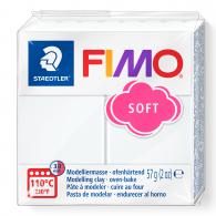 FIMO Soft White 0 - 57 g - Flexible Polymerknete für Schmuck - #3635