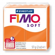 Fimo ton Soft Orange Nummer 42 - 57 Gramm - #3651