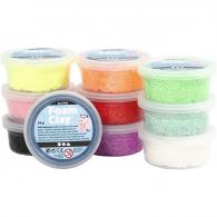Foam Clay® Basisset Glitzer 10x35gr - #595810