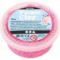 Foam Clay® Glitter Dunkelrosa 35gr - #595518