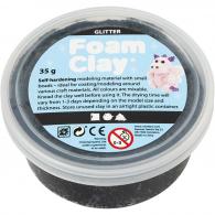 Foam Clay® Glitzer Schwarz 35gr - #595442
