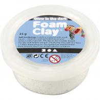 Foam Clay® Glow in the Dark Weiß 35gr - #595774
