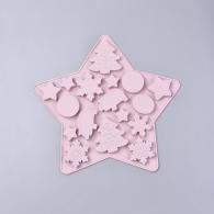 Große Silikonform Weihnachten - Polymer Clay / Modelliermasse - #217327