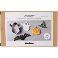 Halloween-Ausstechformen 7–12,4 cm – Polymer Clay - #594609