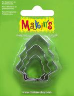 Makins Clay Cutout Tree 3-teiliges Set - Modelliermasse - #172121