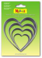 Makins Herz-Keksform aus Modelliermasse, 4-teilig – Modelliermasse &amp; Polymerclay - #172136