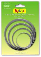 Makins runde Keksform aus Polymerclay, 4-teiliges Set – Modelliermasse - #172134