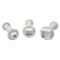 Quadratisches Stempelwerkzeug, 3-teilig – perfekt für Polymer Clay und Modelliermasse - #75946