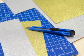 Schneidemesser 9 mm, Kunststoffhalter – Polymer Clay / Modelliermasse - #514632