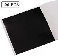 Schwarze Blechoptik, 9 x 9 cm – Polymer Clay / Modelliermasse - #177395