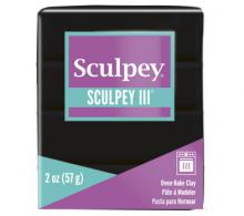 Sculpey Premo Clay Schwarz 57 g – Polymer Clay Modelliermasse - #294264