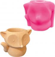 Silikonform Fuchs 7x9cm - Polymer Clay / Modelliermasse - #599606
