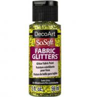 SoSoft Fabric Glitters Paint 59ml, Gold Glitz - #541383