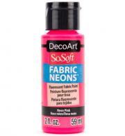 SoSoft Fabric Neon Paint 59ml, Neon Pink - #541396
