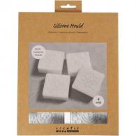 Tools CC Quadratische Silikonform H2,4 L6,8 cm - Modelliermasse - #594058