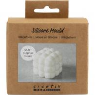 Tools CC Silikonform Quadratisch mit Luftblase 5x6 cm - Modelliermasse - #593660