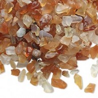 Versiegelungslack: Rote Achat-Splitter 50 g – Polymer Clay / Modelliermasse - #76416